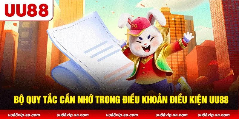 Bộ quy tắc cần nhớ trong Điều khoản điều kiện UU88