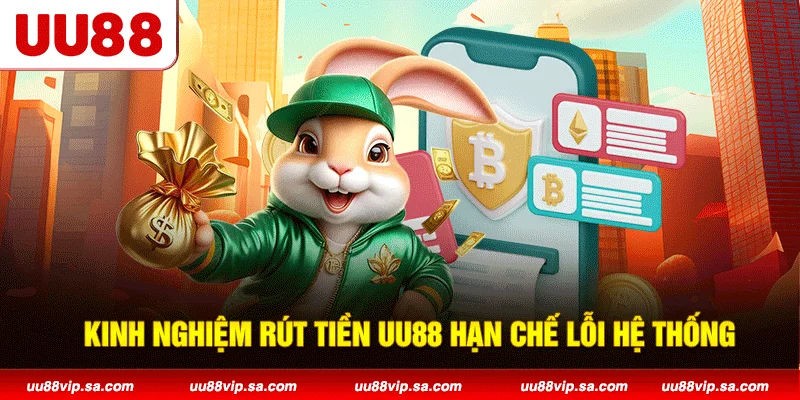Kinh nghiệm rút tiền UU88 hạn chế lỗi hệ thống